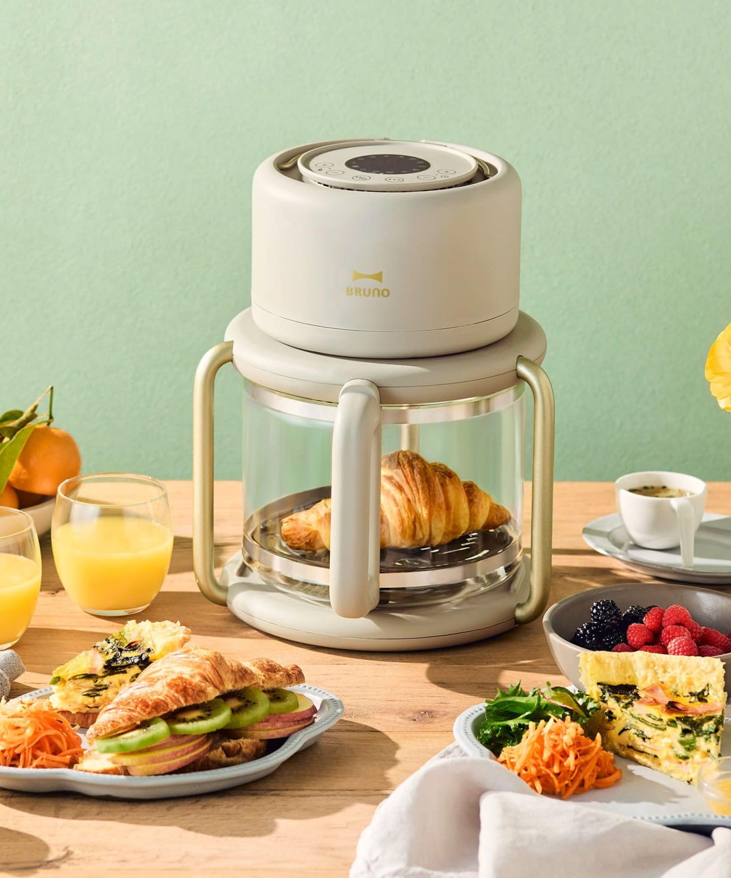 BRUNO Glass Air Fryer - Ivory : Amazon.sg: Home